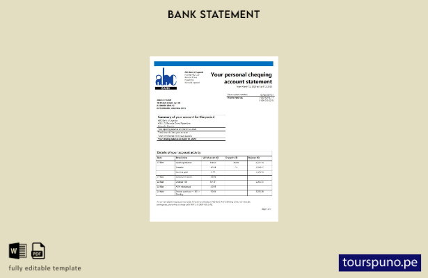 listo para imprimir Uganda ABC Banco de Uganda comprobante de dirección plantill